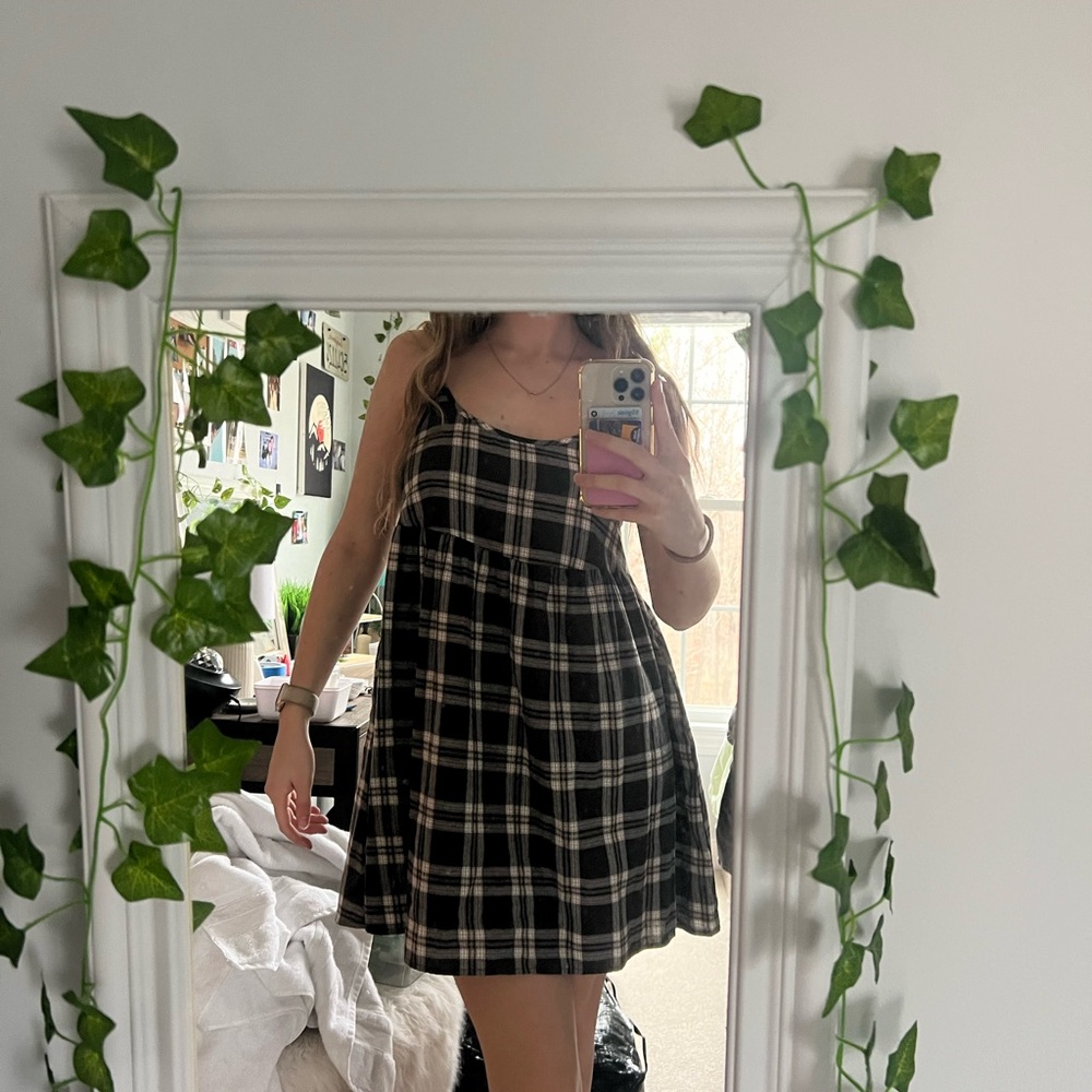 wild fable plaid scoop dress